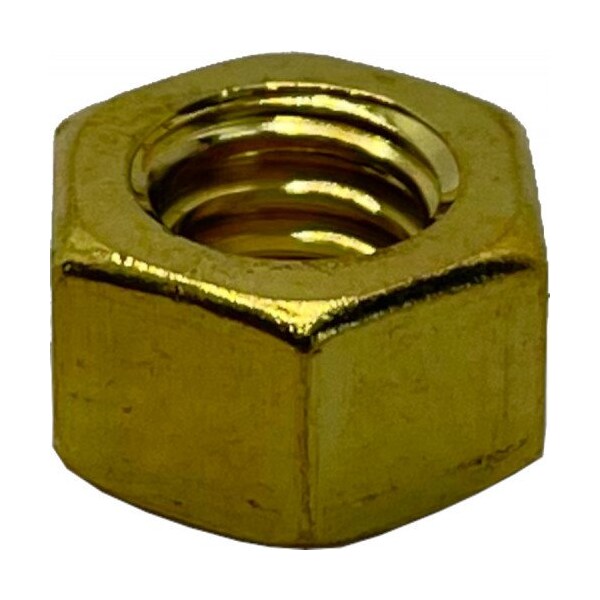 Suburban Bolt And Supply Machine Screw Nut, 440, Brass, Plain A3420060000 Zoro